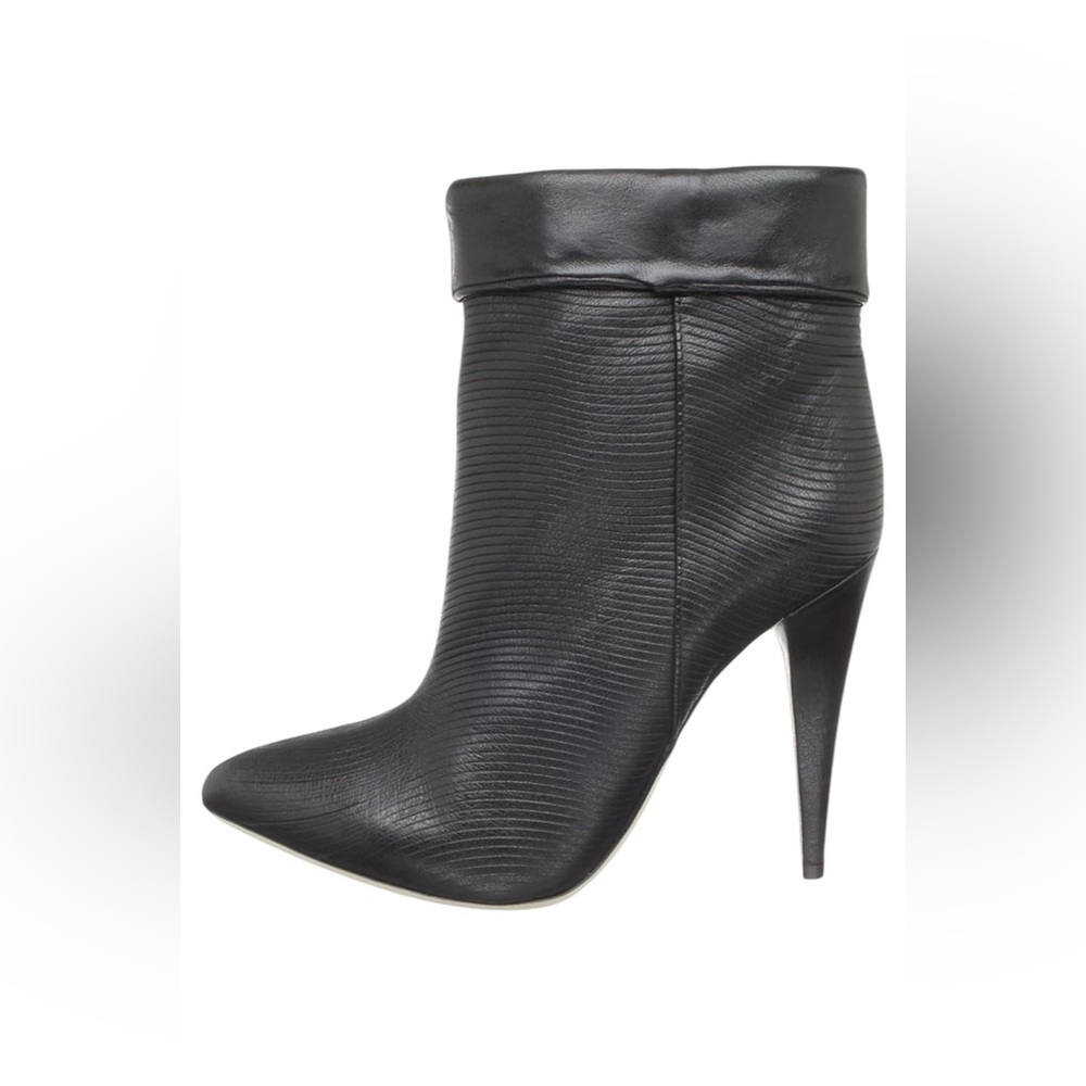Loeffler Randall Emory Wave convertible boot black leather stiletto folder 8